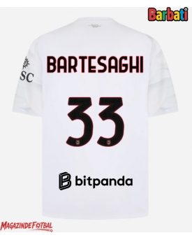 AC Milan Davide Bartesaghi #33 Tricou Fotbal Replică 2026-27 Barbati Deplasare